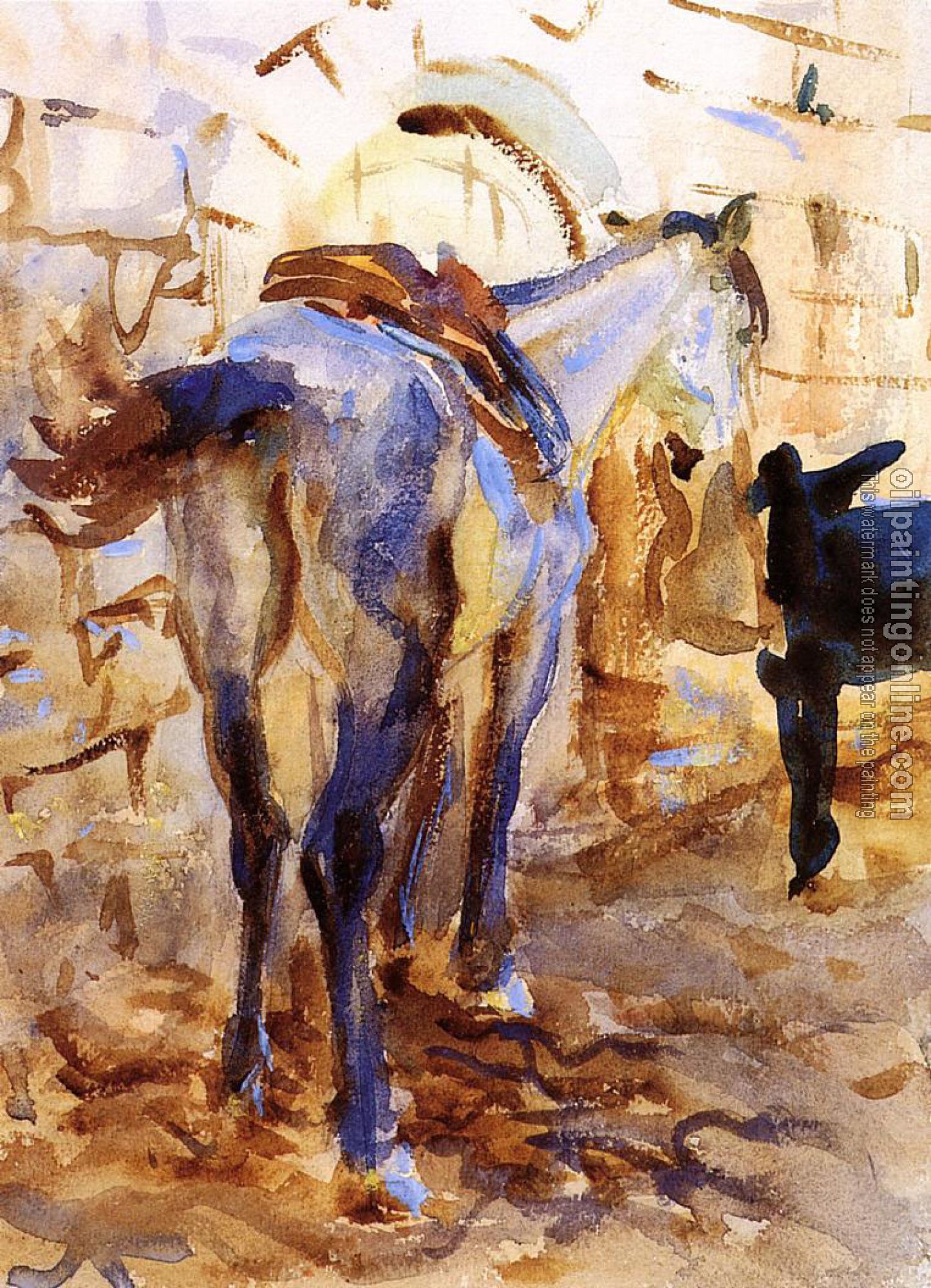 Sargent, John Singer - Saddle Horse, Palestine